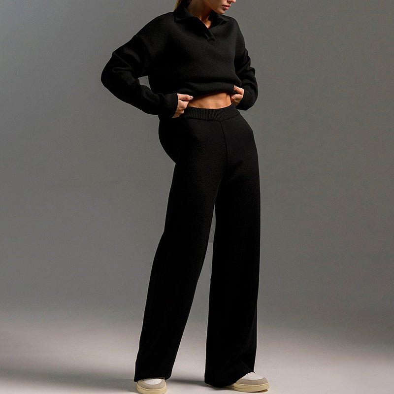 Collar chic polo set for women | Talitha -5