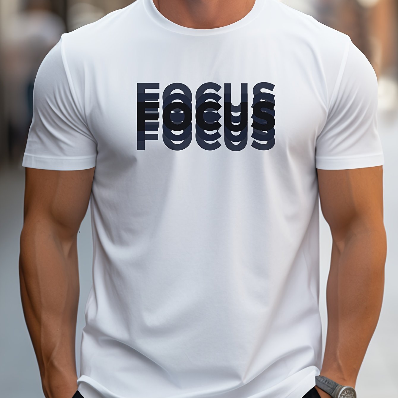 Casual print t-shirt for men | Fletcher -2