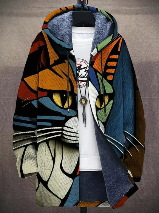 Hooded colourful jacket for men | Winter -1