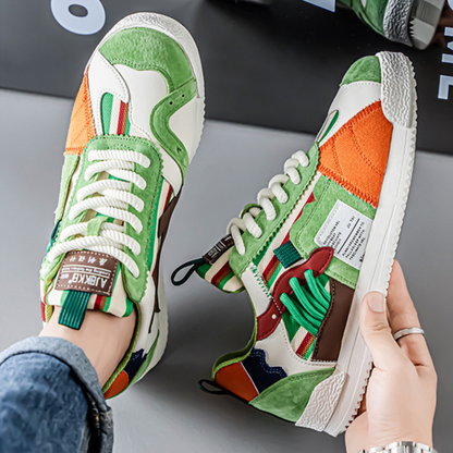 Lightweight retro sneakers for women | Colourful & Urbans -5