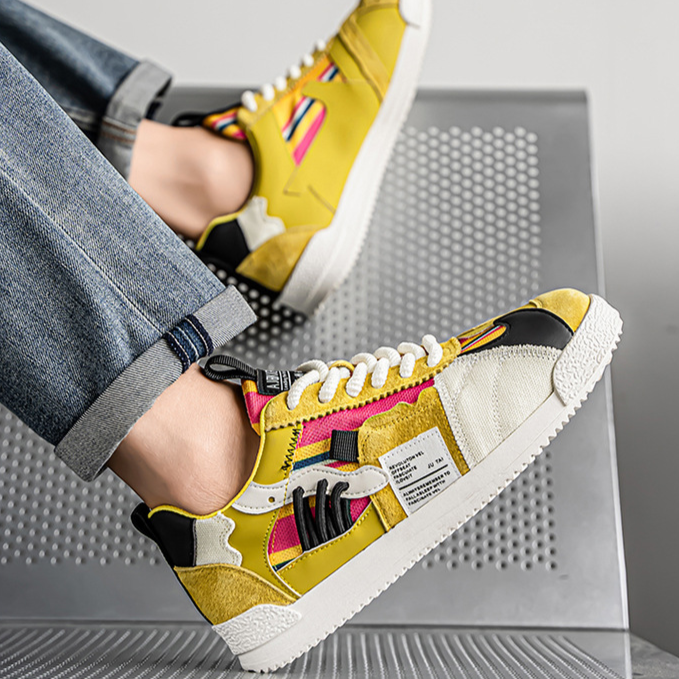 Lightweight retro sneakers for women | Colourful & Urbans -13