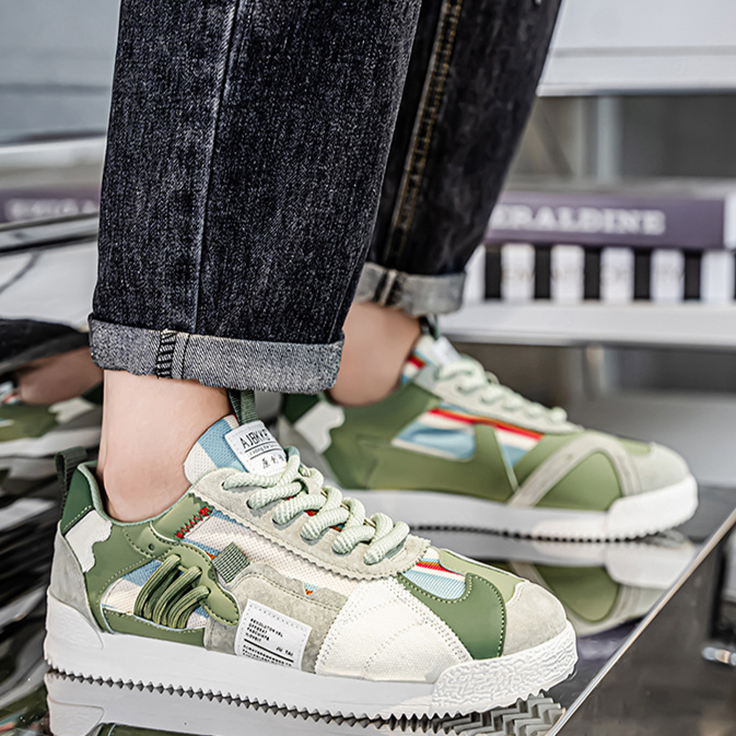 Lightweight retro sneakers for women | Colourful & Urbans -8