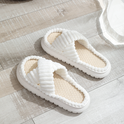 Brides crosseds toe open slippers for women | Uriah -2
