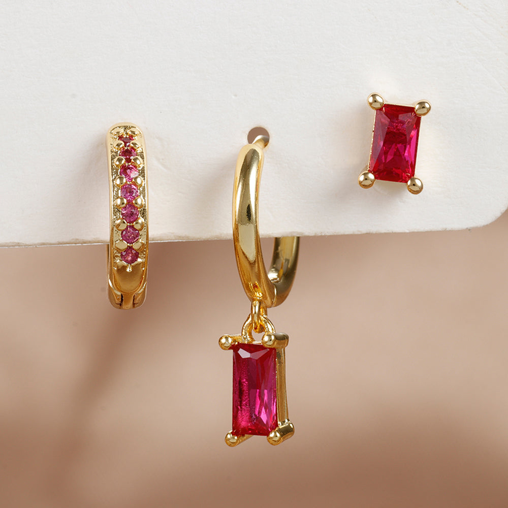 Earrings modern set for women | Eden -5