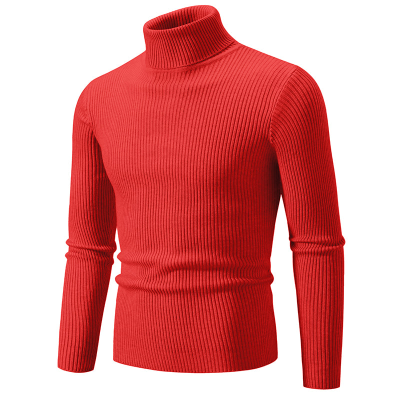 Turtleneck slim sweater for men | Oliver -4