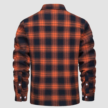 Elegant pattern checked jacket for men | Emeric -9