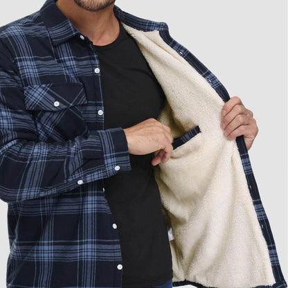 Elegant pattern checked jacket for men | Emeric -8