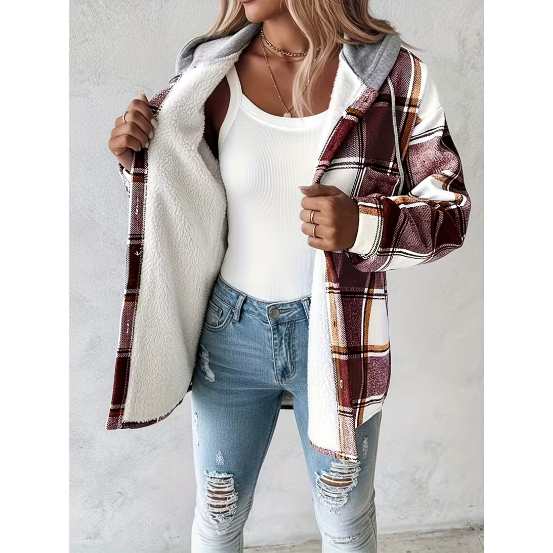 Elegant structured cut jacket for women | Maelle -8