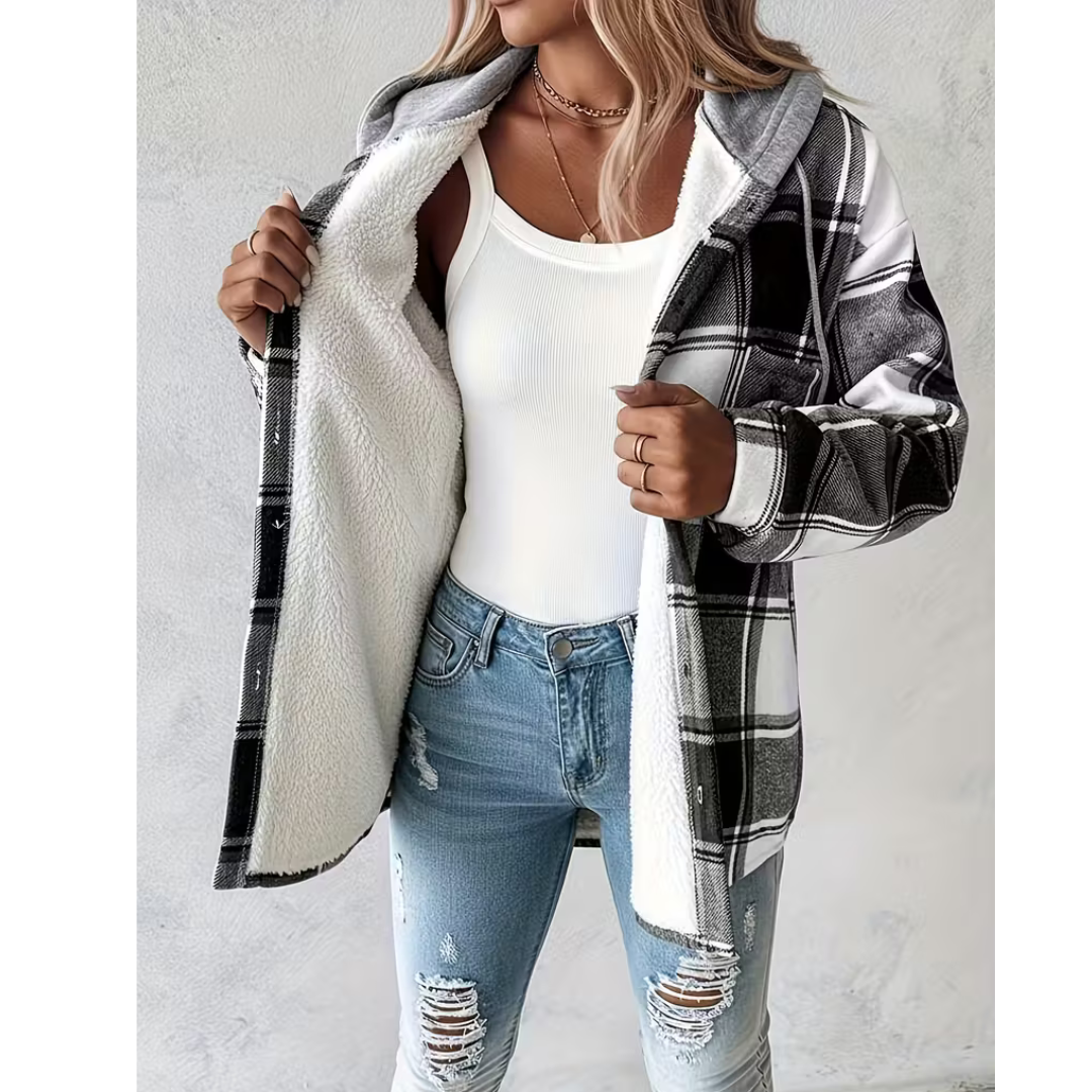 Elegant structured cut jacket for women | Maelle -4