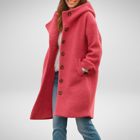 Casual elegant coat for women | Mid-thigh -1
