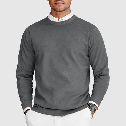 Classic crew neck sweater for men | Arven -4