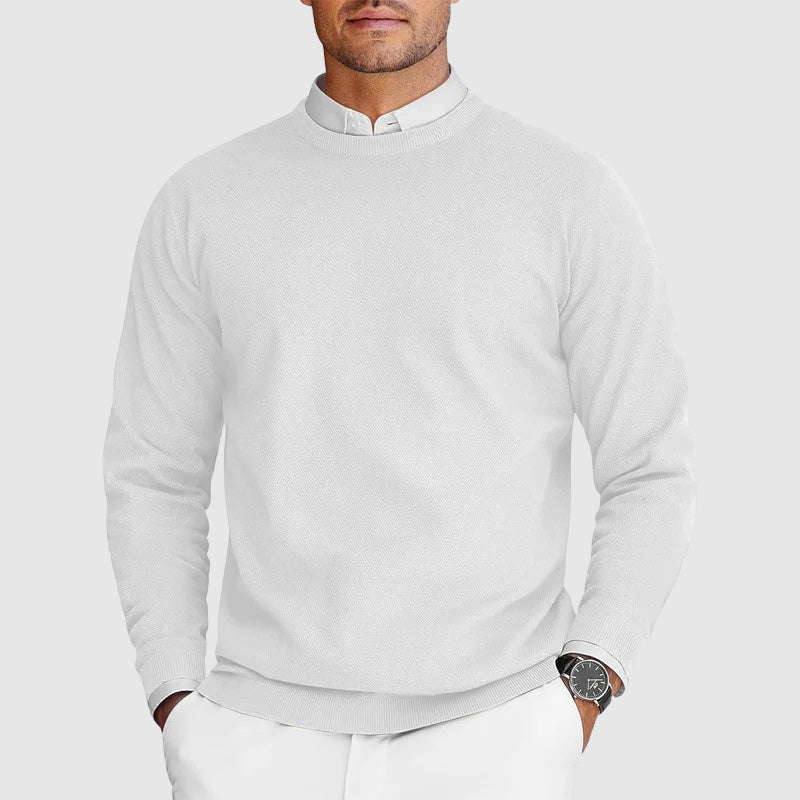 Classic crew neck sweater for men | Arven -2