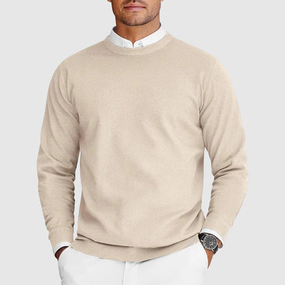 Classic crew neck sweater for men | Arven -3