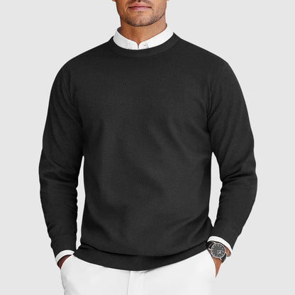 Classic crew neck sweater for men | Arven -1