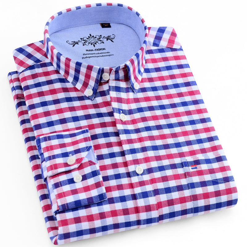 Button-up classic shirt for men | Peter -6