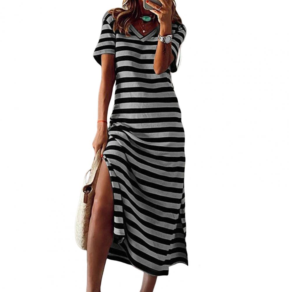 Striped serenity dress for women | Tyra -3