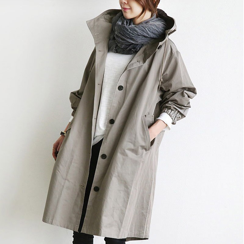 Trench elegant spring coat for women | Evelyn -1