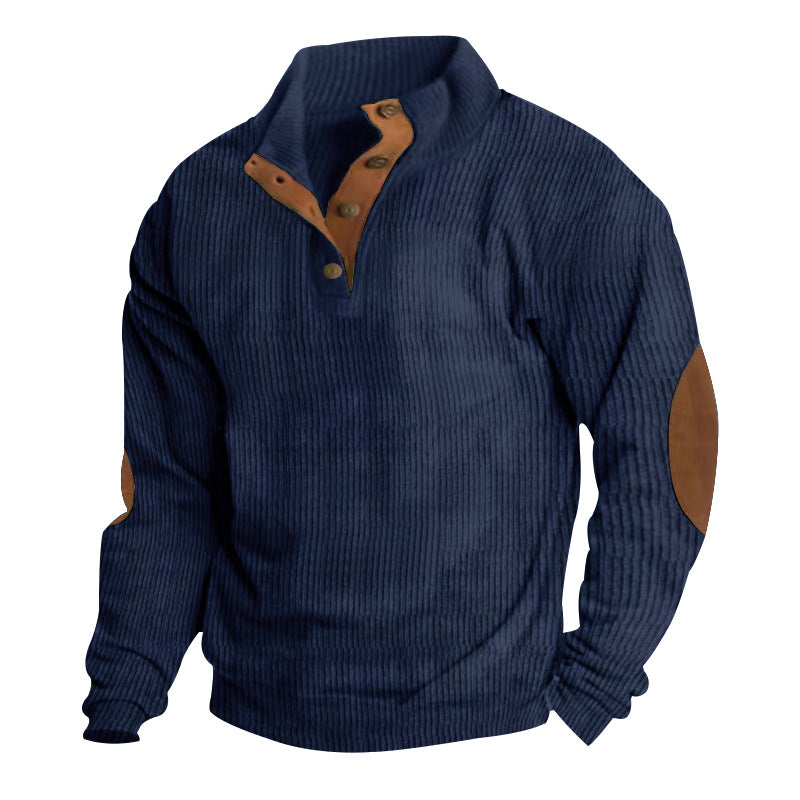 Sport trendy high collar sweater for men | Carl -10