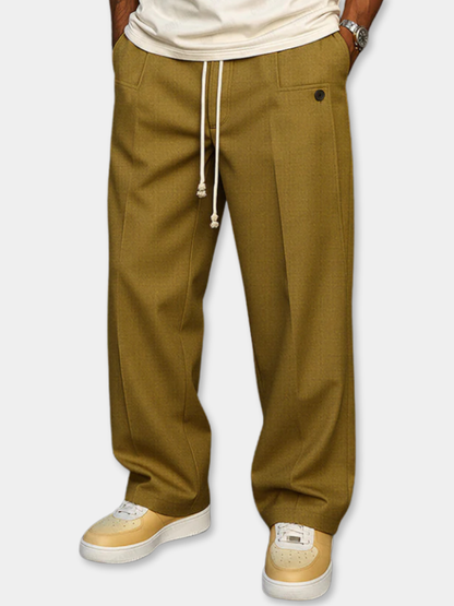 Elegant drawstring trousers for men | Adrien -1