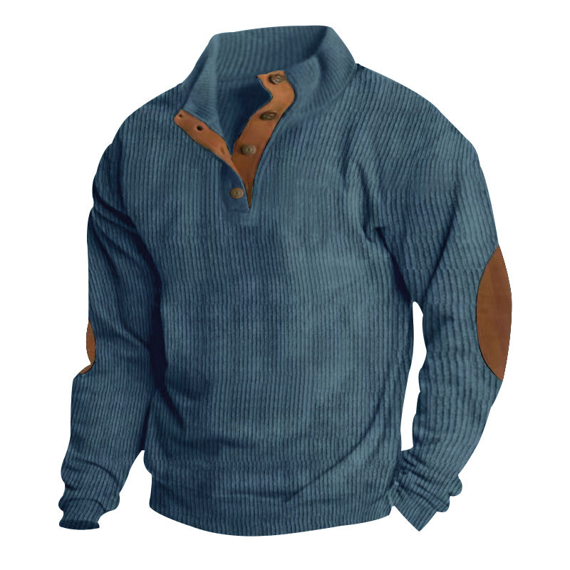 Sport trendy high collar sweater for men | Carl -7