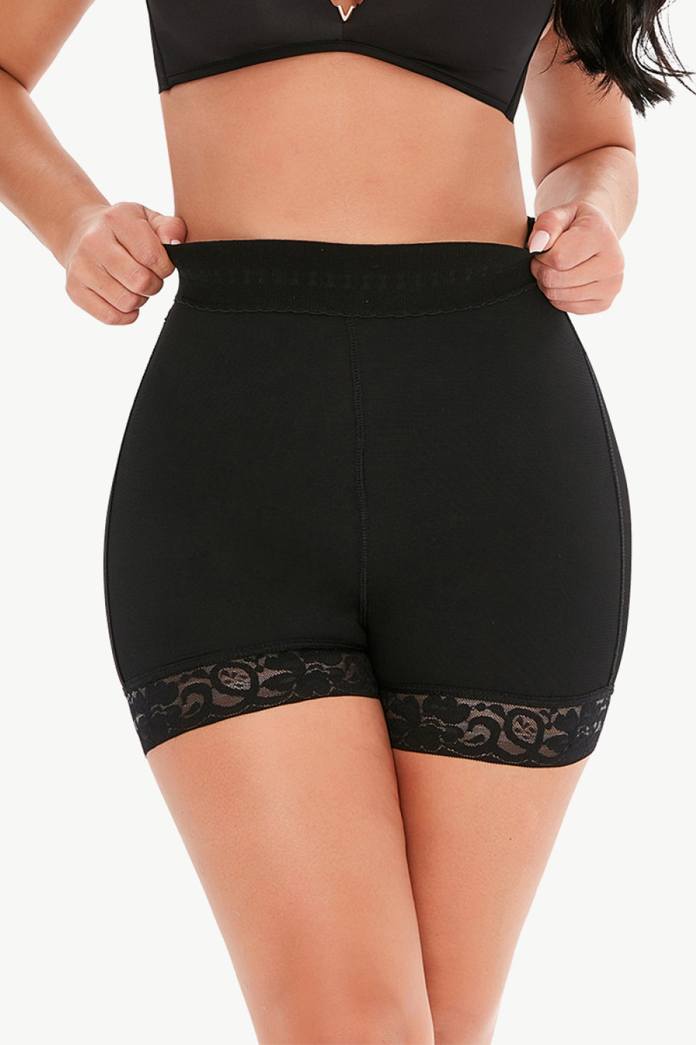 Shaping slip-on size real trim shorts for women -1