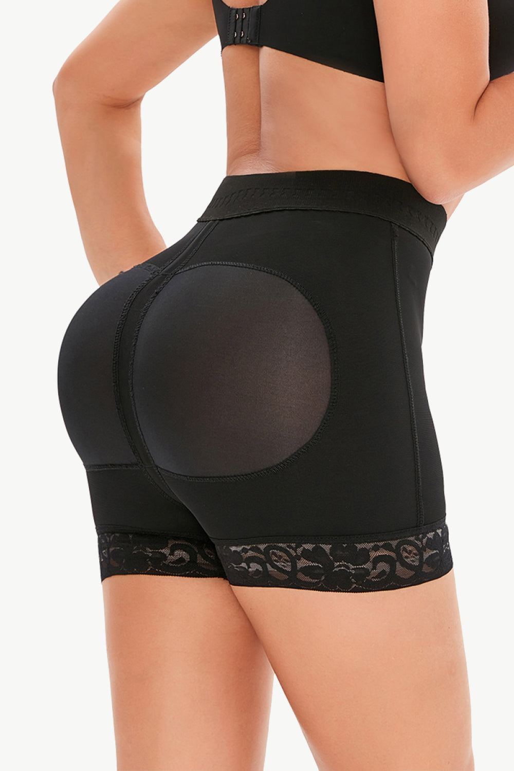 Shaping slip-on size real trim shorts for women -2
