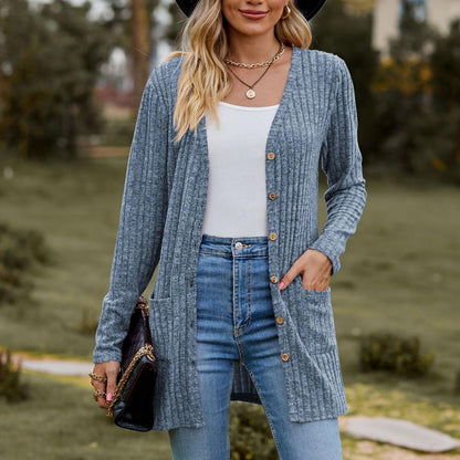 Elegant pockets vest for women | Charleine -13