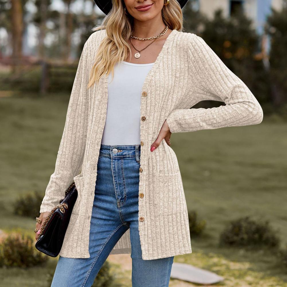 Elegant pockets vest for women | Charleine -9