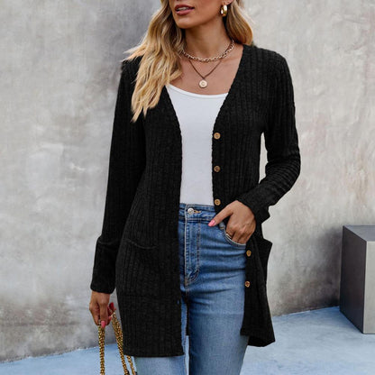 Elegant pockets vest for women | Charleine -1