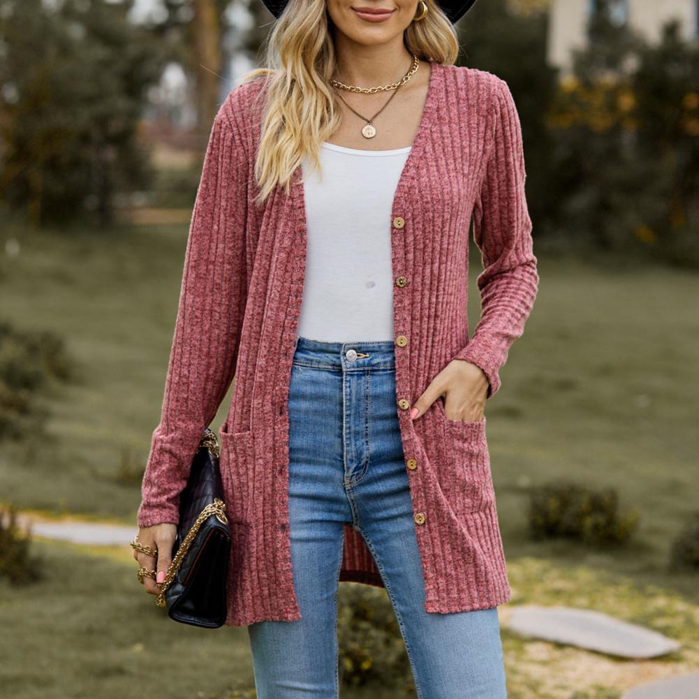 Elegant pockets vest for women | Charleine -5