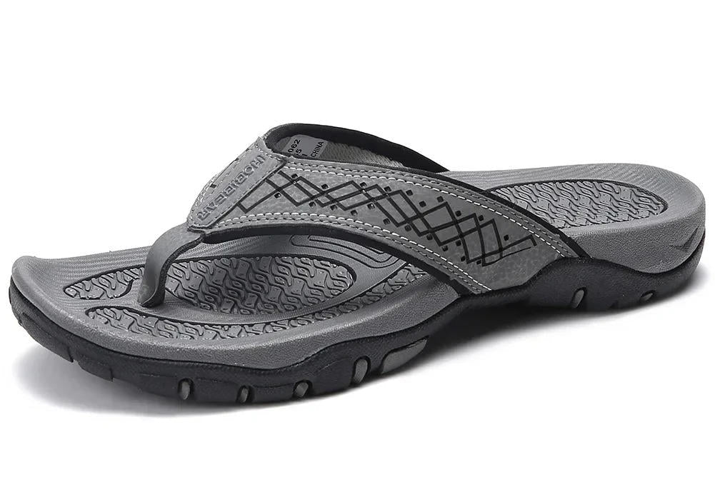 Supportive athletic flip flops arch cardigan for men | WaveStride -10