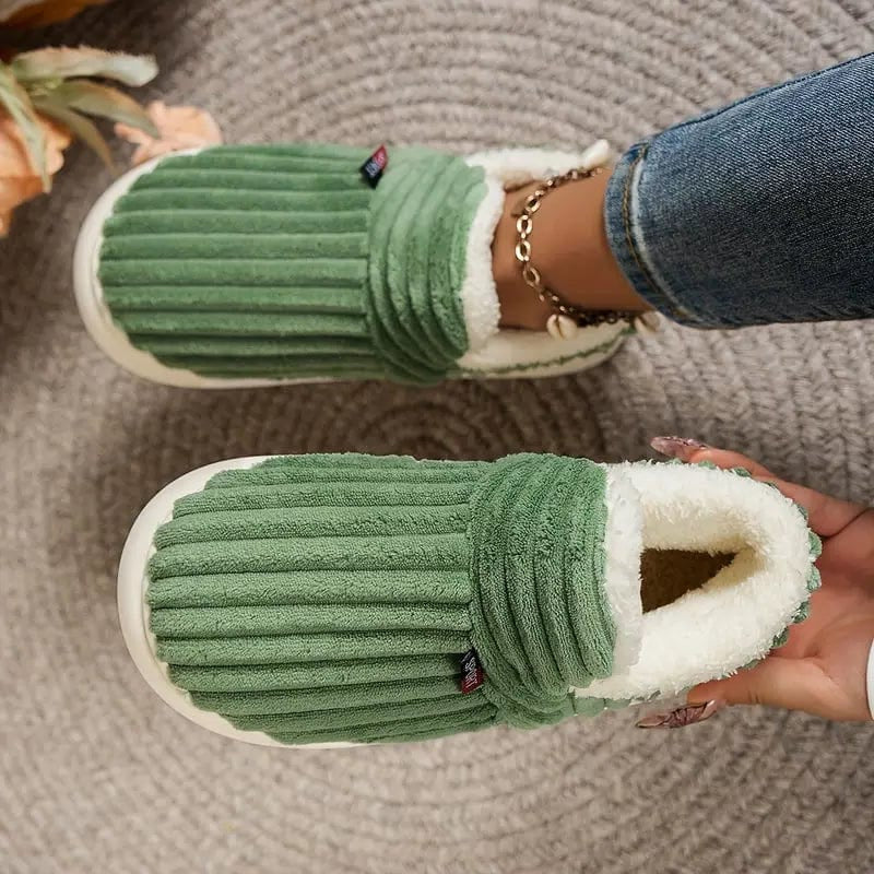 Winter plush slippers for women | Olivier -1