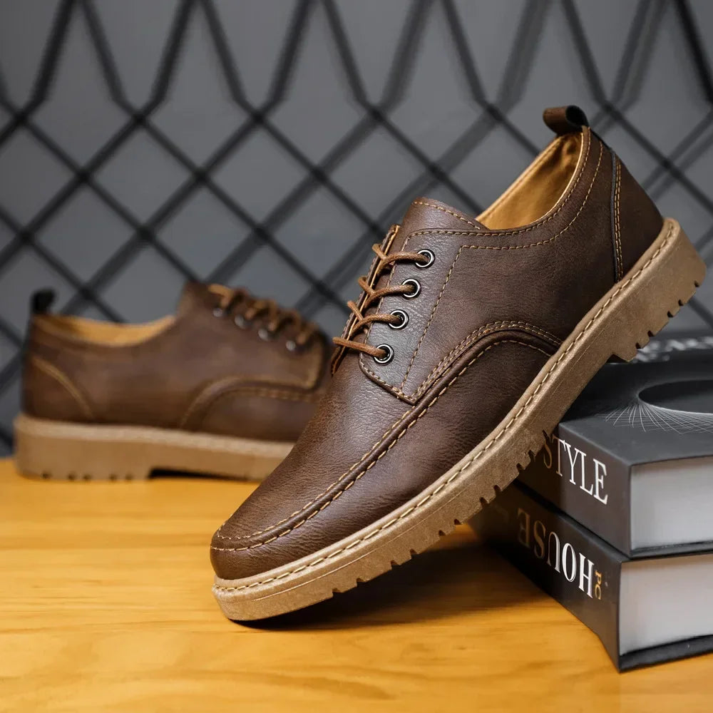 Lace-up classic shoes for men | Theo -4