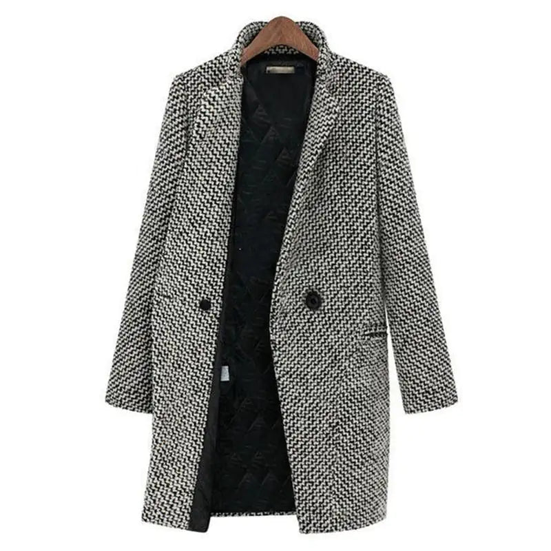 Elegant cut flattering coat for women | Elina -1