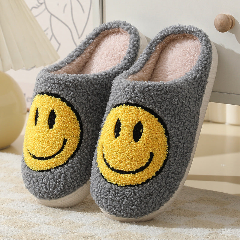 Smiley face slippers for women | Ivanna -9
