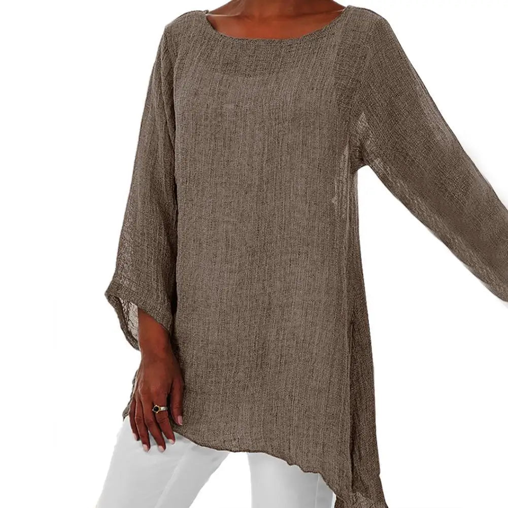 Long-sleeve airy blouse for women | Maggie -4