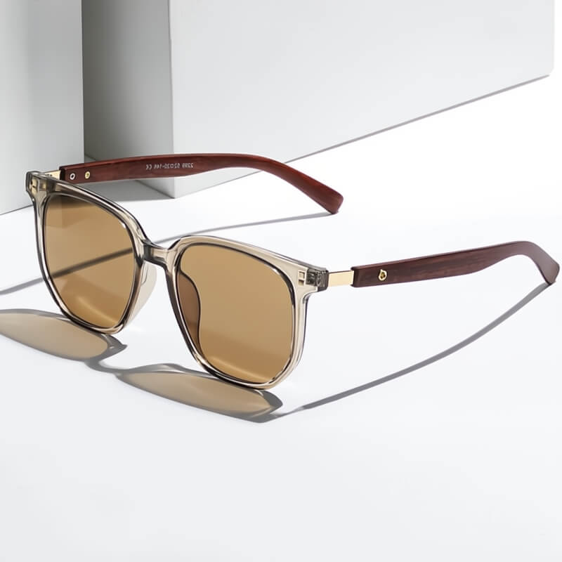 Frame tinted sunglasses for men | Wood -1