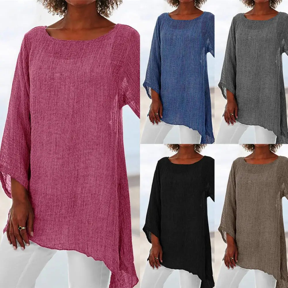 Long-sleeve airy blouse for women | Maggie -6