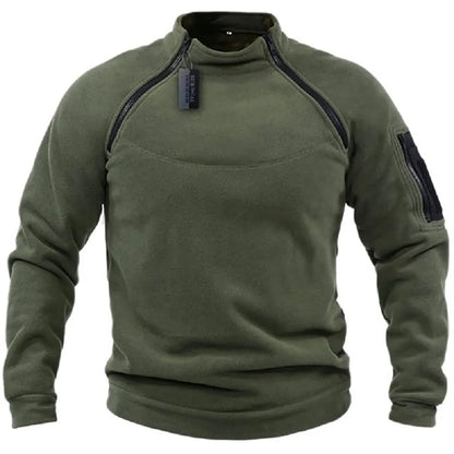 Leo fleece inspiration military zip-up jacket for men | Leo -4