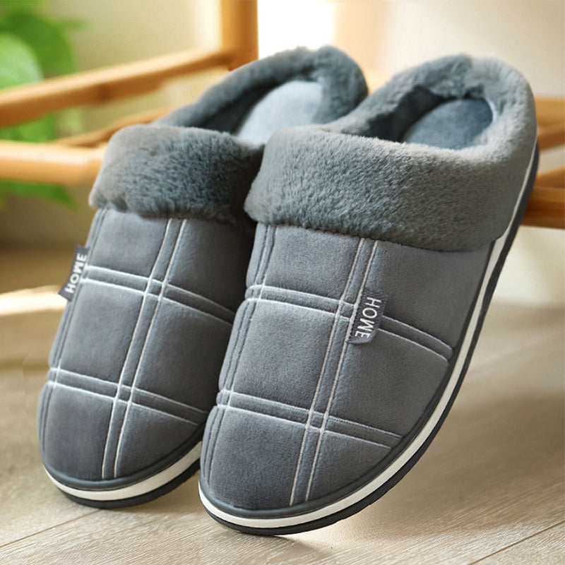 Winter plush slippers for men | Henry -2