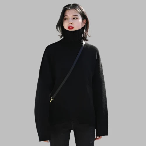 Sweater cosy turtleneck for women | Rosan -2