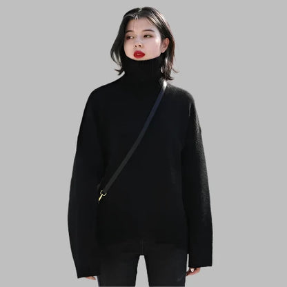 Sweater cosy turtleneck for women | Rosan -2