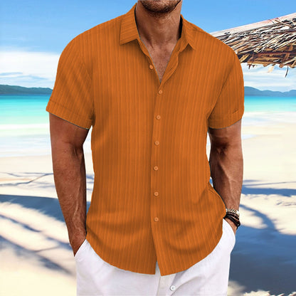 Smart short-sleeve shirt for men | Dante -9