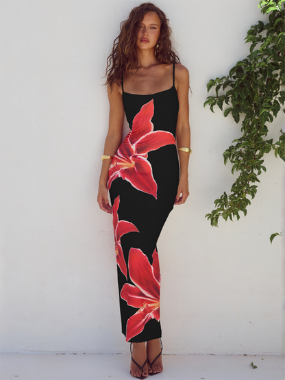Summer straps spaghetti dress for women | Jolene -3