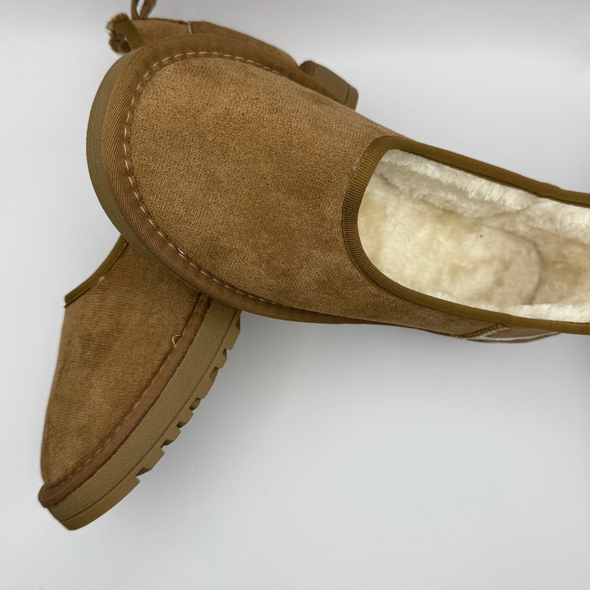 Elegant cozy winter loafers for women | Norelle -11
