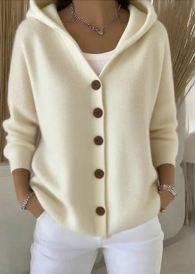 Casual chic cardigan for women | With hood -7