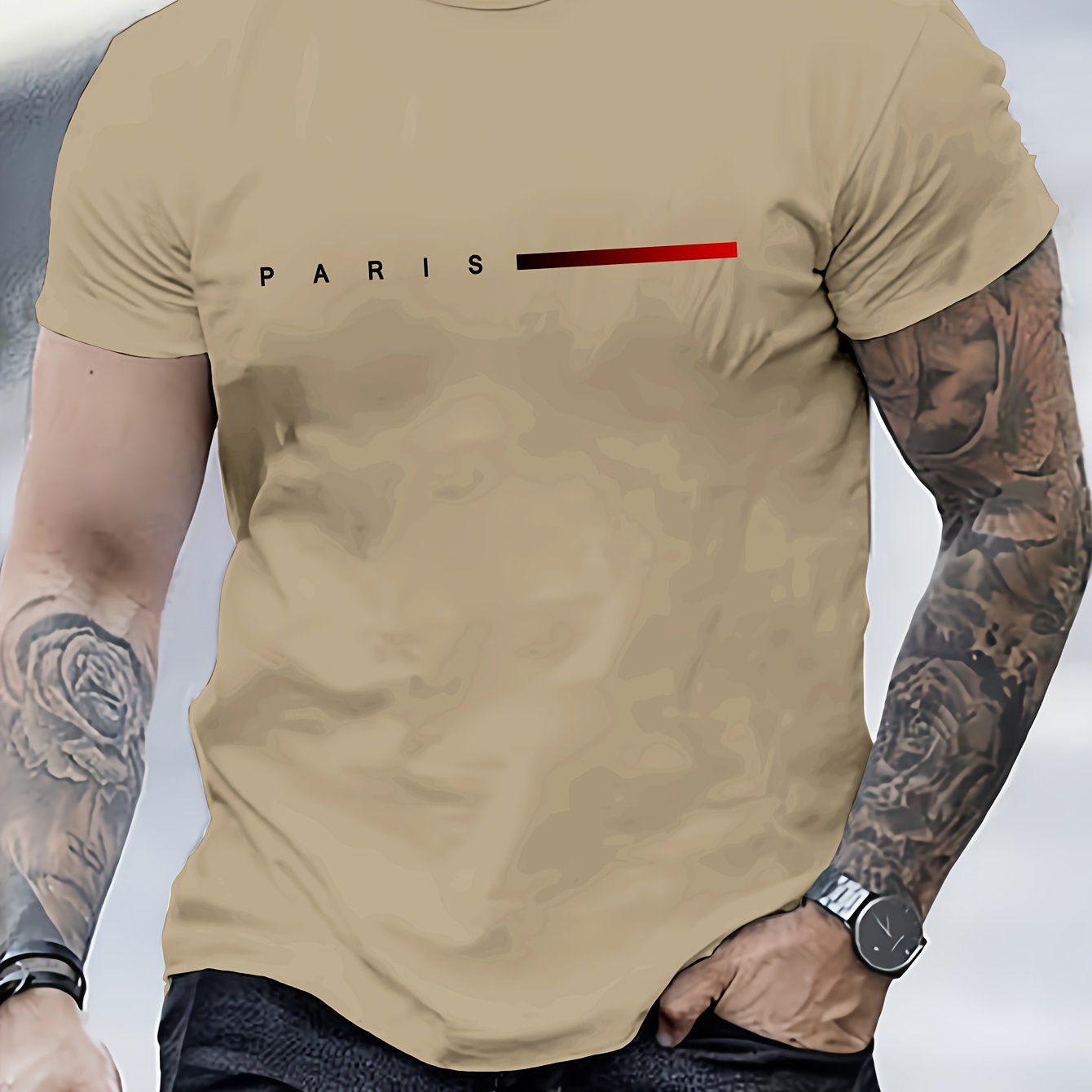 Casual comfortable t-shirt for men | Kaleb -1
