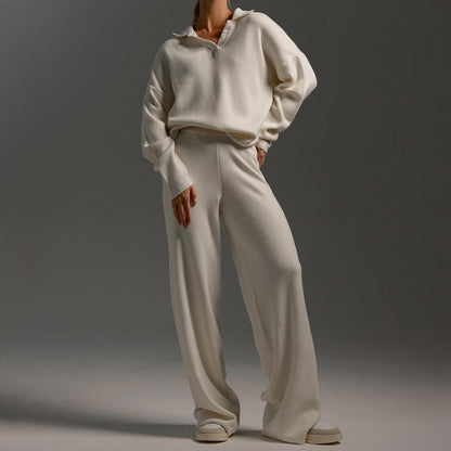 Collar chic polo set for women | Talitha -7