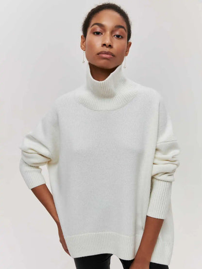 Turtleneck soft sweater for women | Nyssa -3