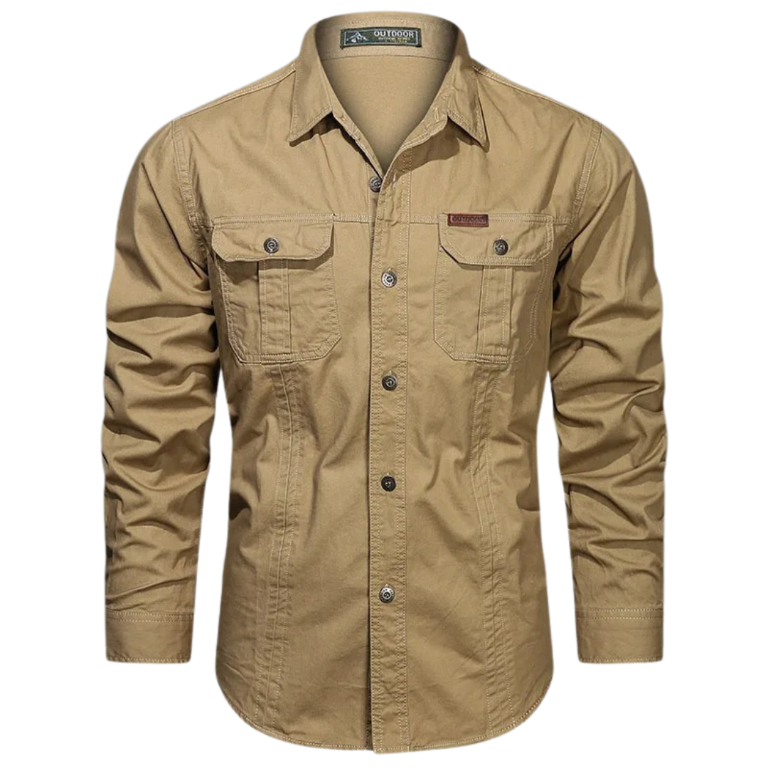 Cargo cotton shirt for men | Valor -12